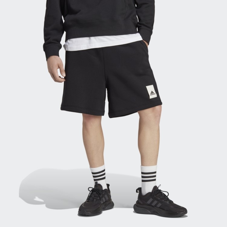 Bermuda De Lã Preta Adidas Lounge