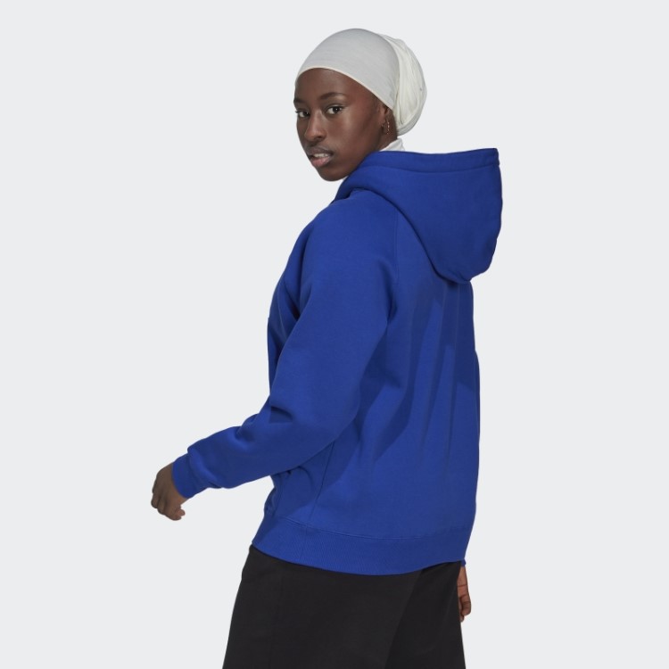 Moletom Com Capuz Oversized Azul Adidas