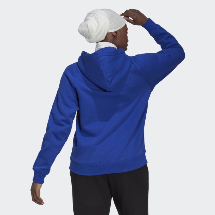 Moletom Com Capuz Oversized Azul Adidas