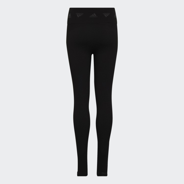 Meia-calça De Treino Adidas Aeroknit Preta Sem Costura