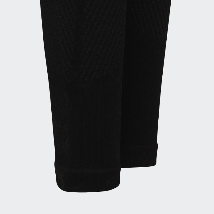 Meia-calça De Treino Adidas Aeroknit Preta Sem Costura