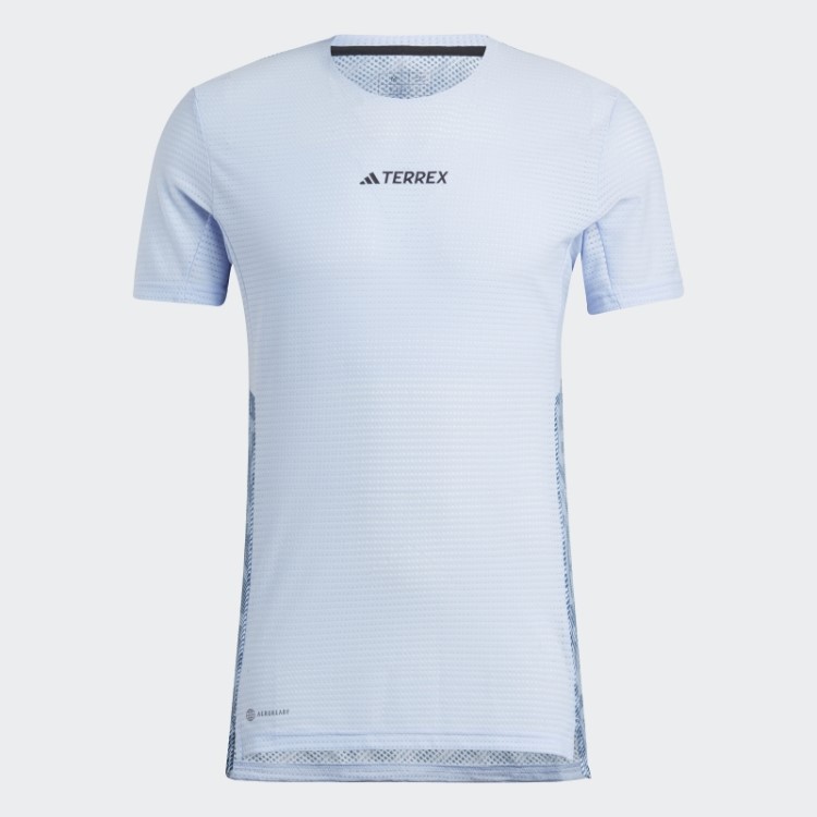 Camiseta De Corrida Blue Dawn Terrex Agravic Pro Trail Adidas