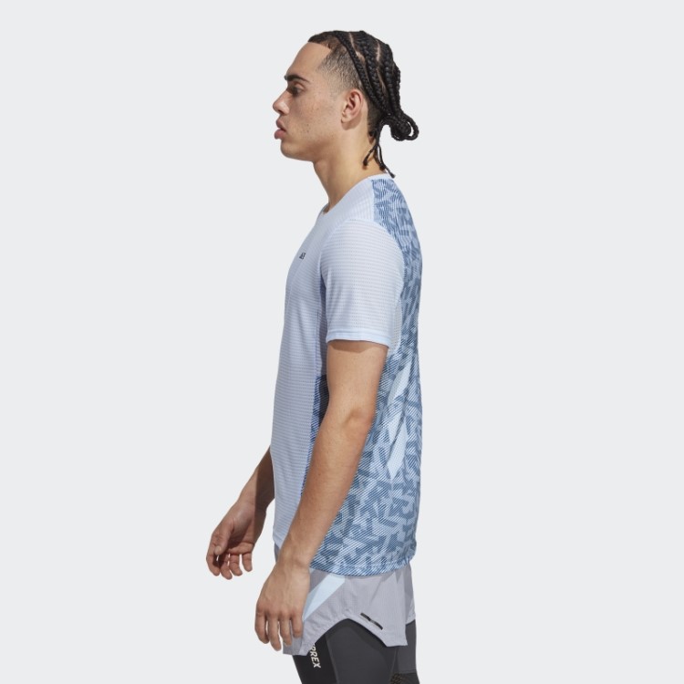 Terrex Agravic Pro Trail Running T-shirt Adidas Blue Dawn