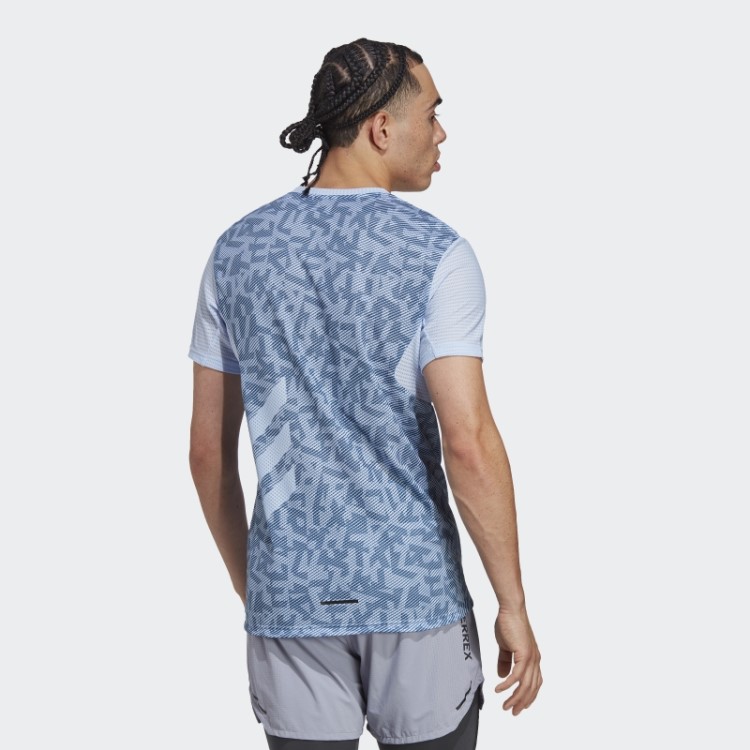 Terrex Agravic Pro Trail Running T-shirt Adidas Blue Dawn