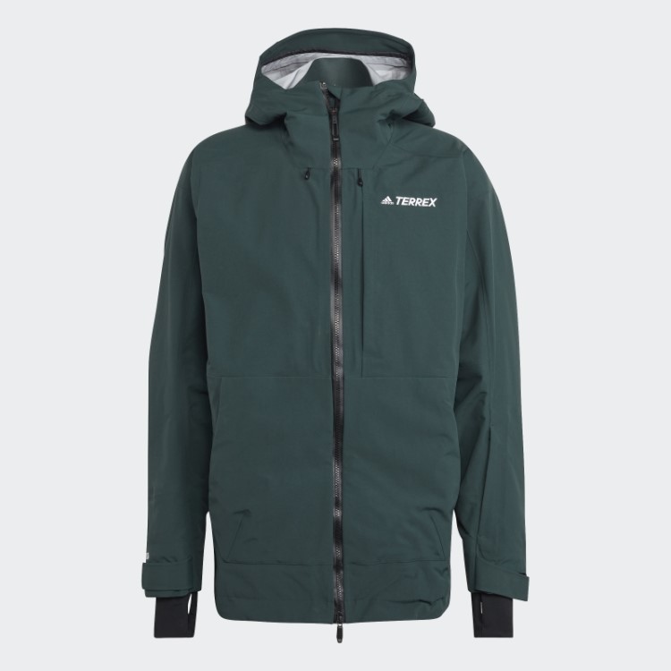 Terrex Jaqueta De Neve Pós-consumo De 3 Camadas Verde Adidas
