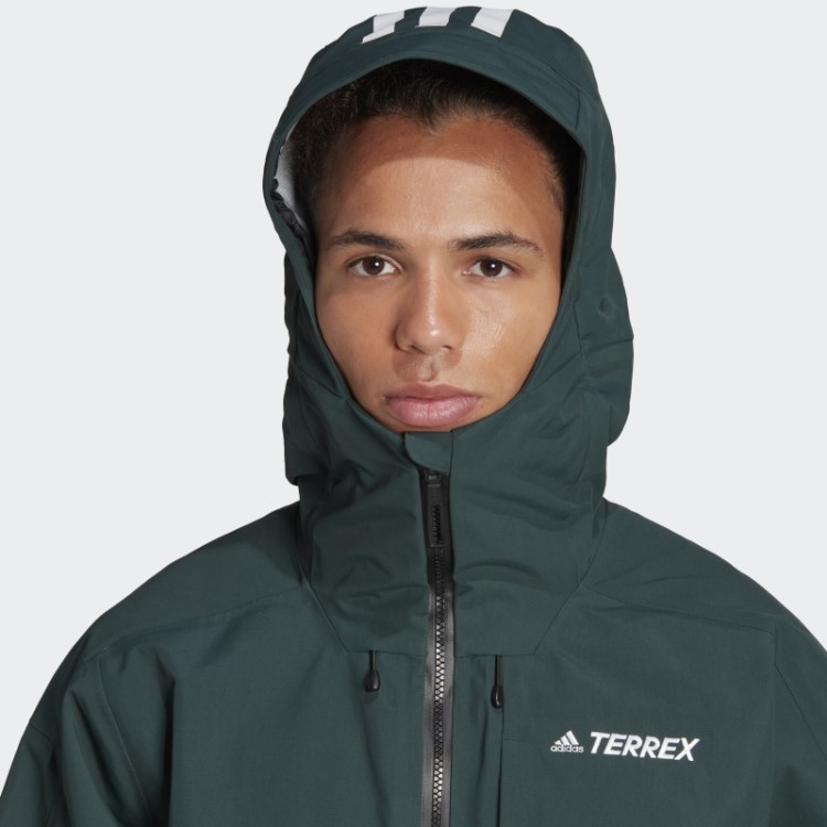 Terrex Jaqueta De Neve Pós-consumo De 3 Camadas Verde Adidas