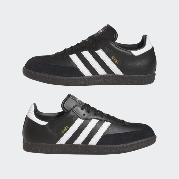 Sapato De Couro Adidas Samba Preto