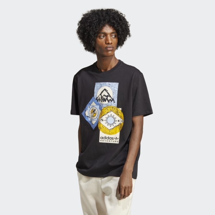 Camiseta Adidas Adventure Fc Preta Quente