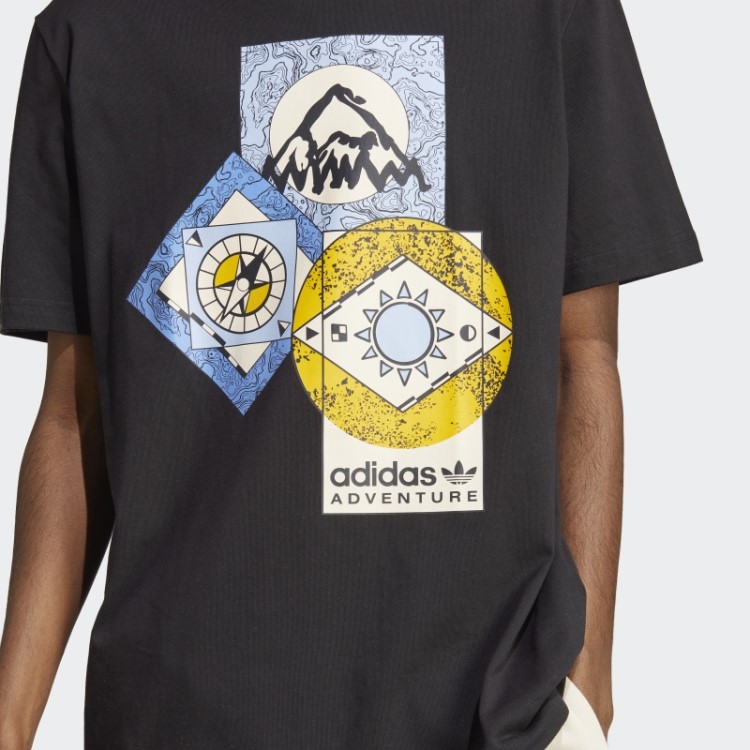 Camiseta Adidas Adventure Fc Preta Quente