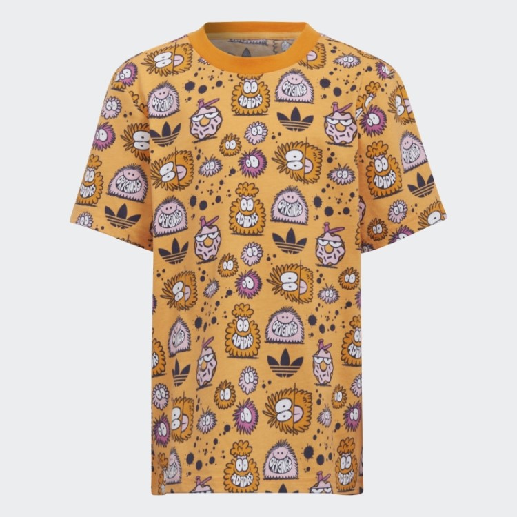 Bermuda Laranja Nebulosa Adidas X Kevin Lyons E Camiseta Fashion