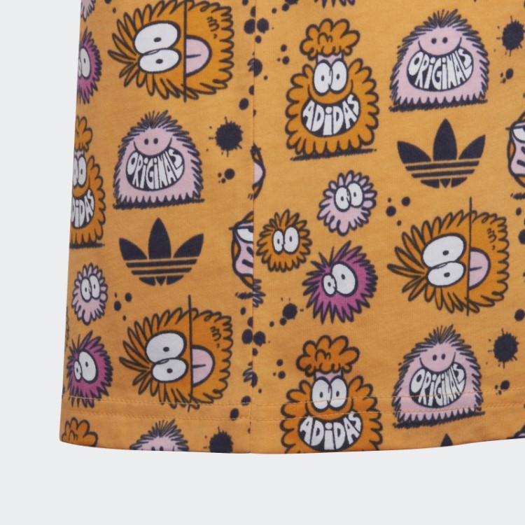 Bermuda Laranja Nebulosa Adidas X Kevin Lyons E Camiseta Fashion