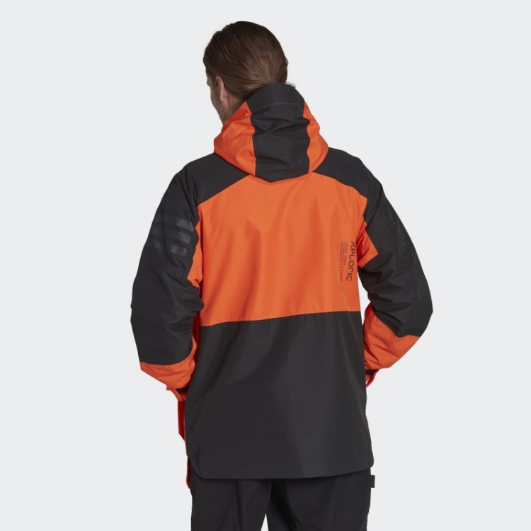 Jaqueta Terrex Xploric Rain.rdy City Adidas Laranja