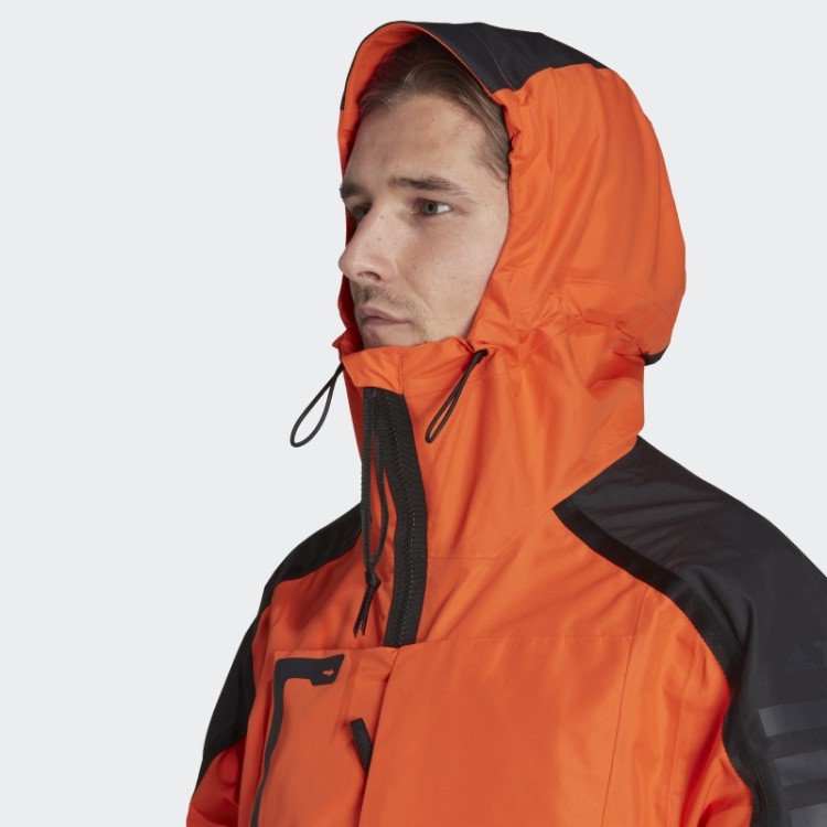 Jaqueta Terrex Xploric Rain.rdy City Adidas Laranja