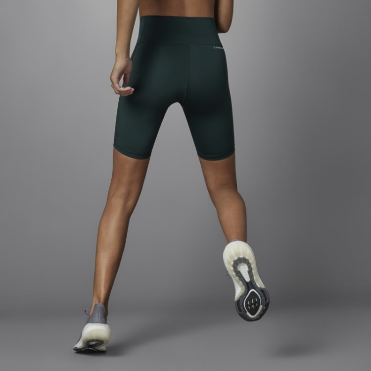 Optime Trainicons Leggings De Bicicleta De 3 Listras Verde Adidas