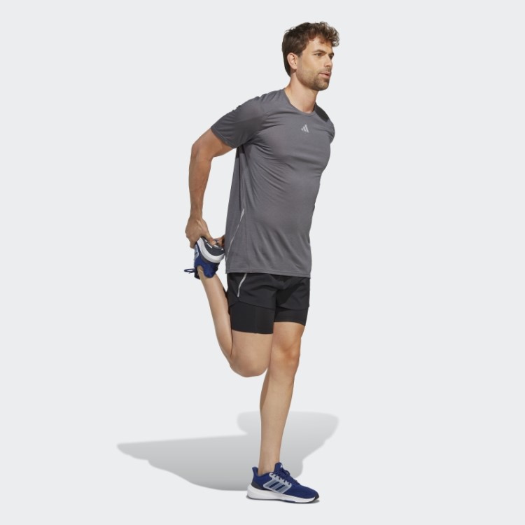 Ganhe Confiança Camiseta Cinza Adidas