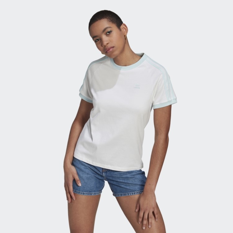 Camiseta Estampada Branca Adidas