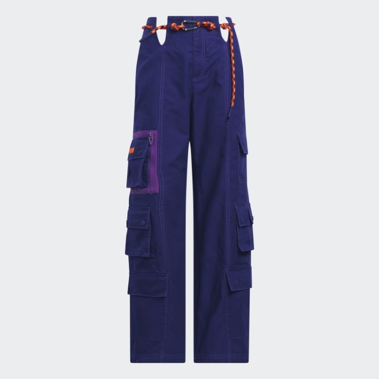 Calça Cargo Sarja Adidas índigo