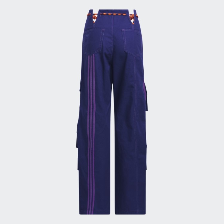 Calça Cargo Sarja Adidas índigo