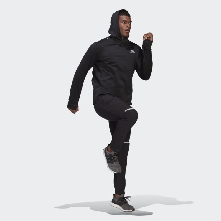 Moletom Com Capuz De Corrida X-city Preto Da Adidas