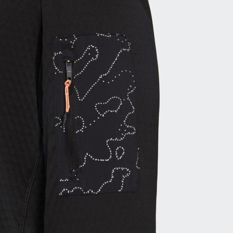 Moletom Com Capuz De Corrida X-city Preto Da Adidas