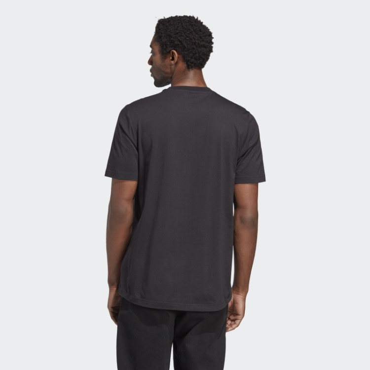 Camiseta Preta Adidas Com Estampa Jamaica