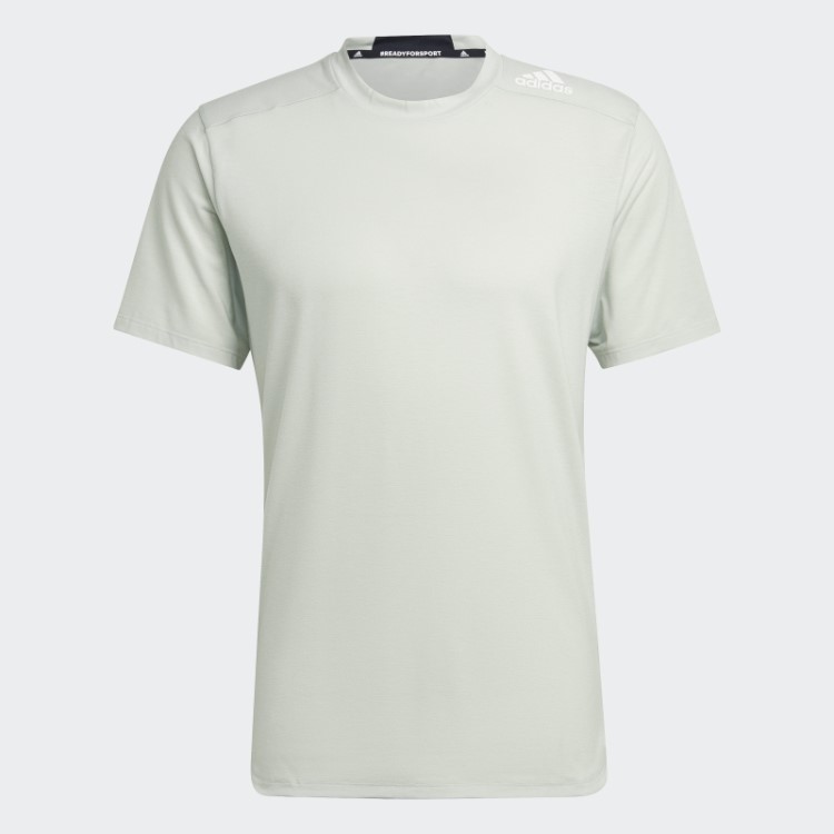 Camiseta Verde Adidas Projetada Para Treino