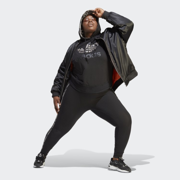 Moletom Preto Com Logo Adidas (tamanho Grande)