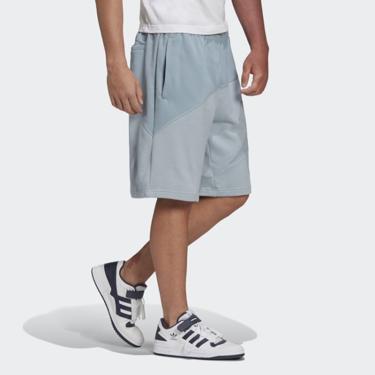 Bermuda Adicolor Interlock Cinza Adidas
