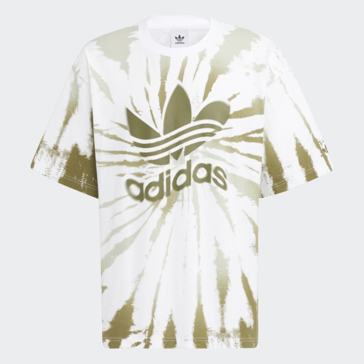 Camiseta Tie-dye Externa Adidas Branca