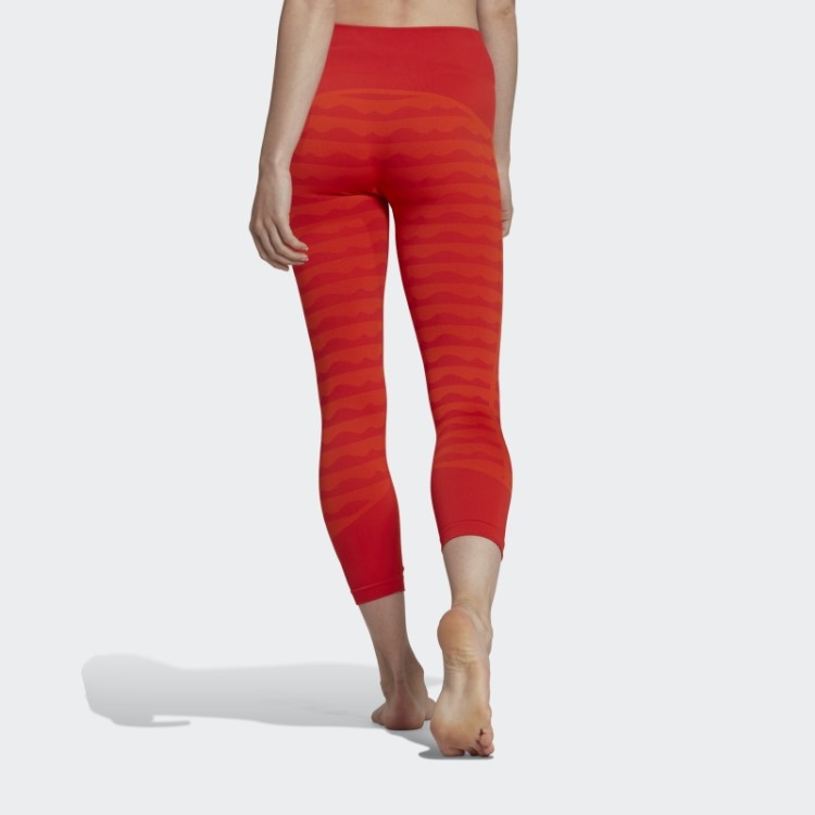 Legging Laranja Marimekko Aeroknit 7/8 Adidas
