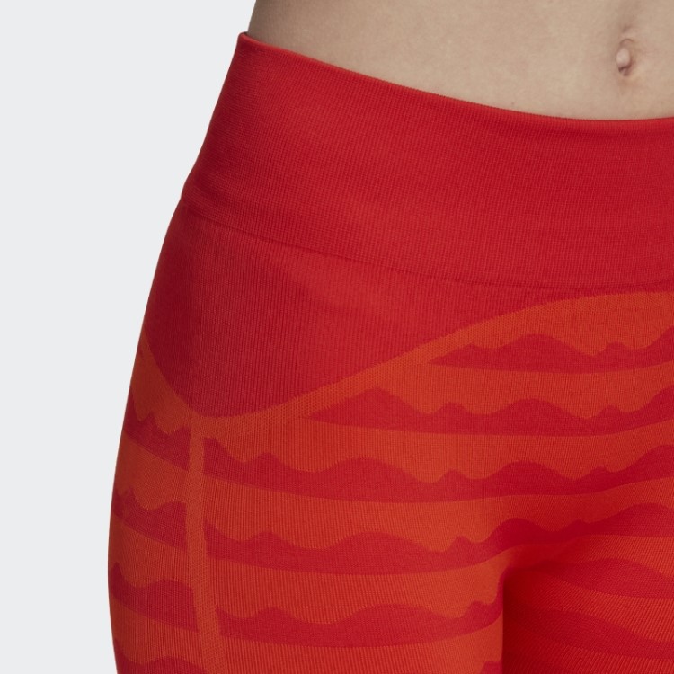 Legging Laranja Marimekko Aeroknit 7/8 Adidas