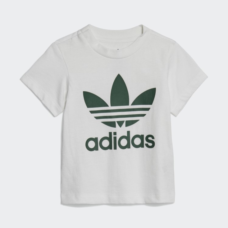 Shorts Trefoil Conjunto Camiseta Verde Escuro Adidas