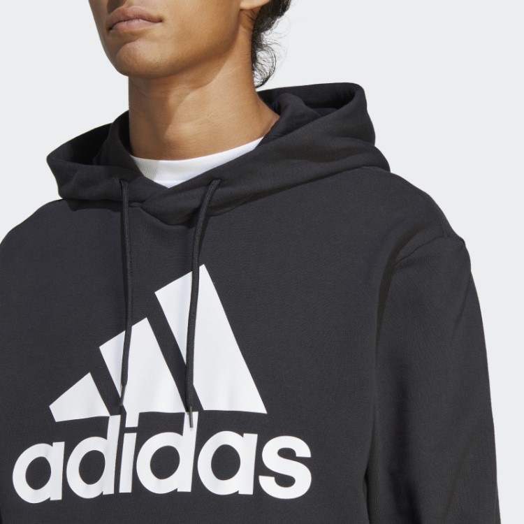 Adidas Essentials French Terry Big Logo Hoodie Preto