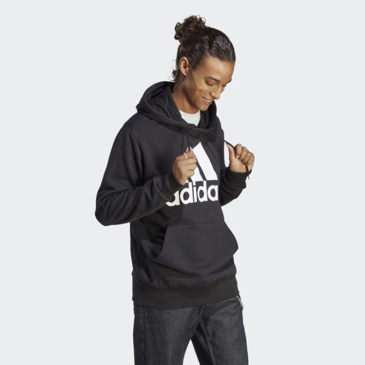 Moletom Adidas Black Essentials French Terry Big Logo