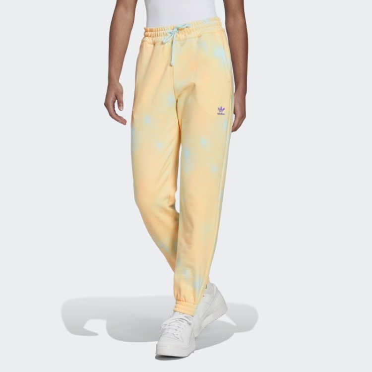 Jogger Com Punho E Estampa Azul Adidas