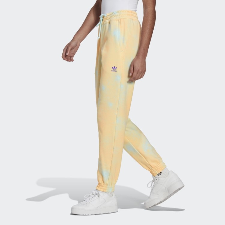 Jogger Com Punho E Estampa Azul Adidas