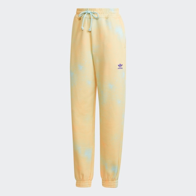 Jogger Com Punho E Estampa Azul Adidas