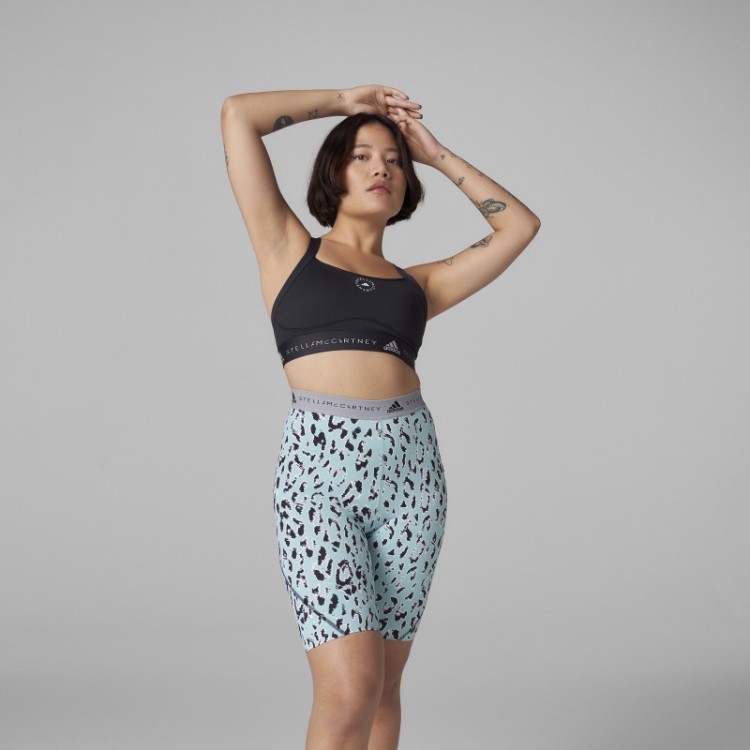 Adidas By Stella Mccartney Calça Legging Estampada Truepurpose Para Ciclismo Fashion Splash