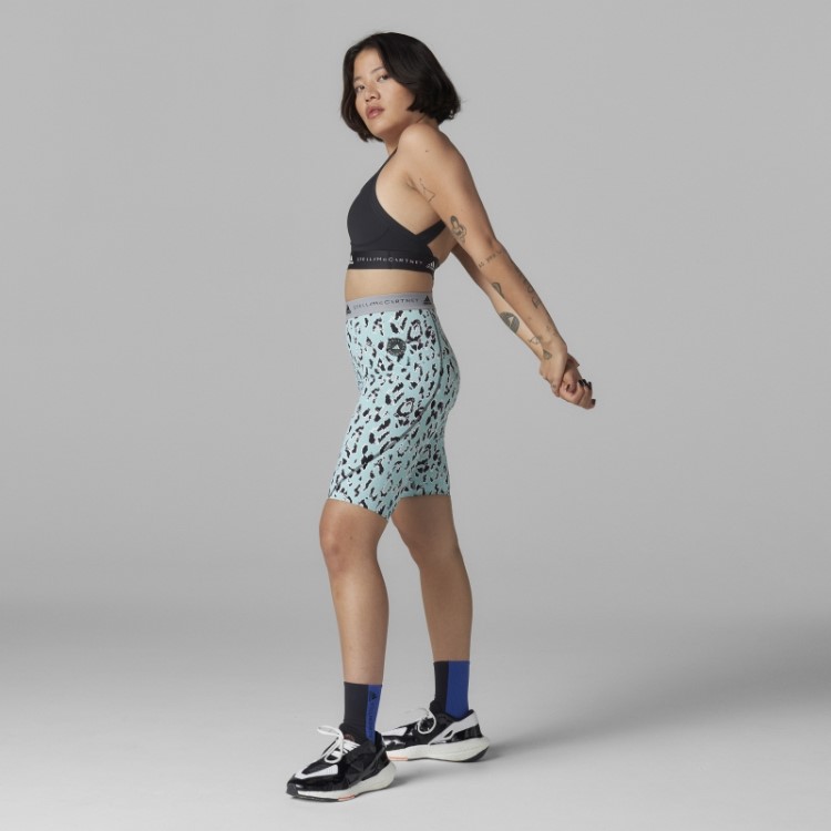 Adidas By Stella Mccartney Calça Legging Estampada Truepurpose Para Ciclismo Fashion Splash