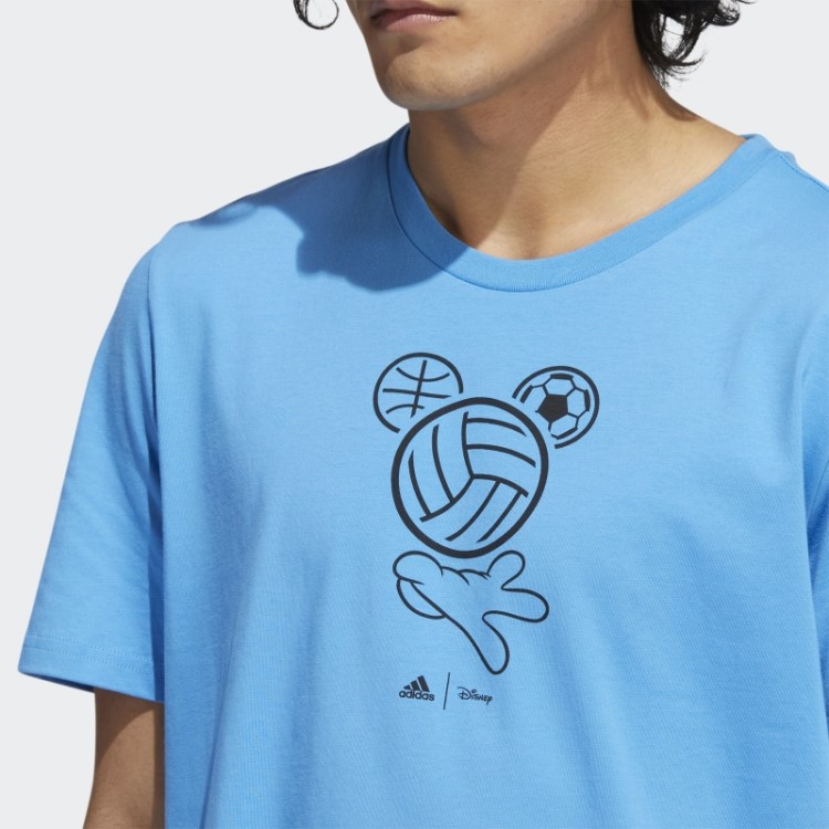 Camiseta Esportiva Azul Adidas Disney