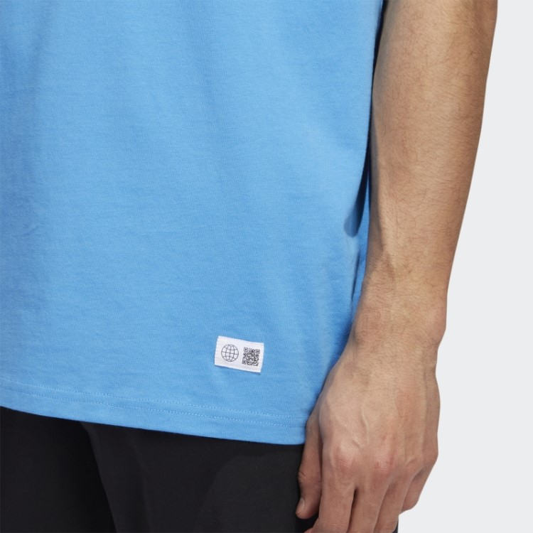 Camiseta Esportiva Azul Adidas Disney