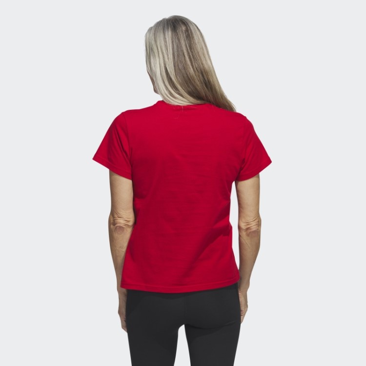 Camiseta Manga Curta Craque Vermelho Adidas