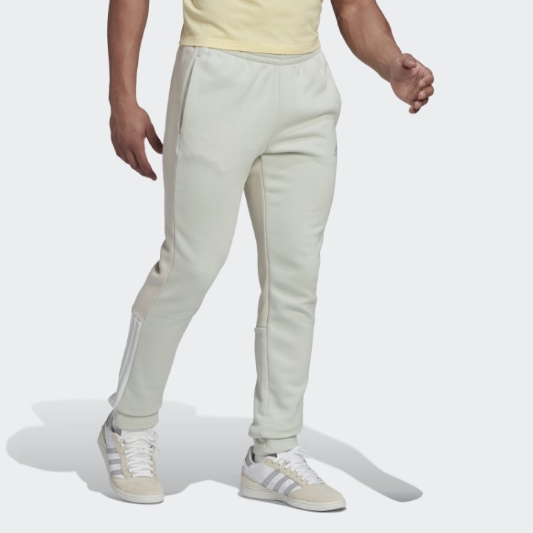 Calça De Lã Adidas Essentials Colorblock Verde
