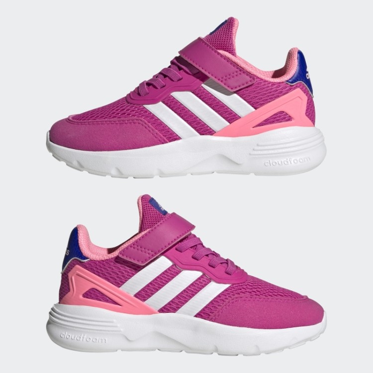Nebzed Sapato De Renda Elástico Top Strap Adidas Fúcsia