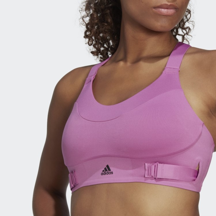 Sutiã Fastimpact Luxe Run De Alto Suporte Lilás Adidas