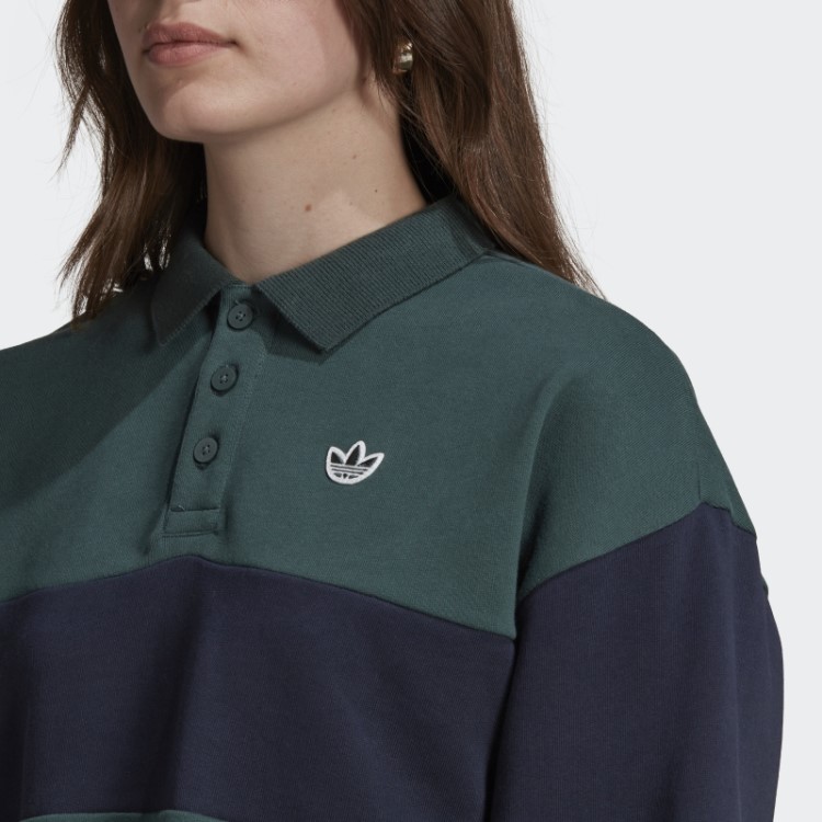 Adidas Originals Class Of 72 Crop Crew Sweatshirt Fashion Verde Mineral