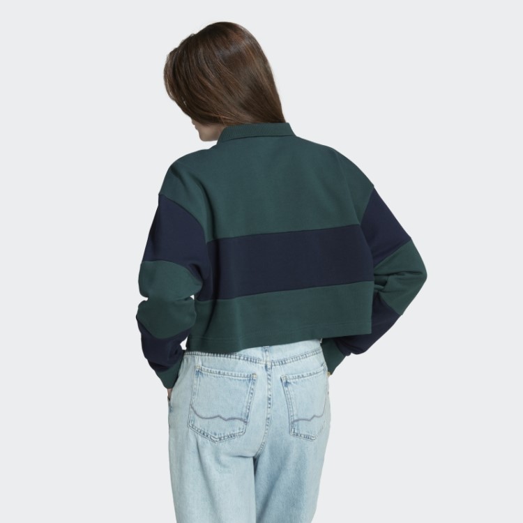 Moletom Adidas Originals Class Of 72 Crop Crew Verde Mineral Hot