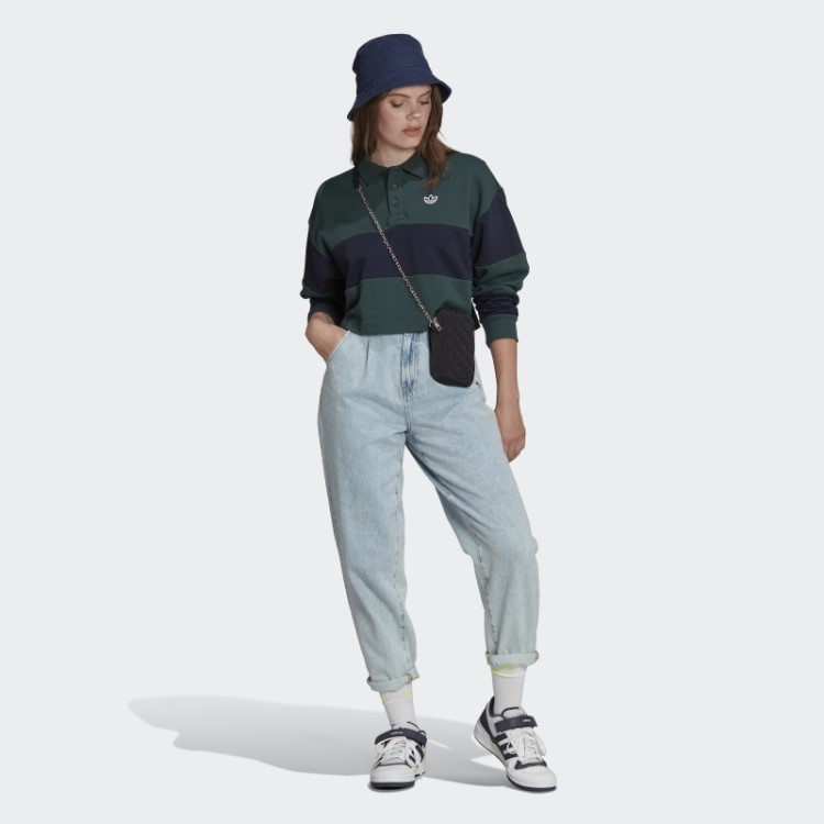 Moletom Adidas Originals Class Of 72 Crop Crew Verde Mineral Hot