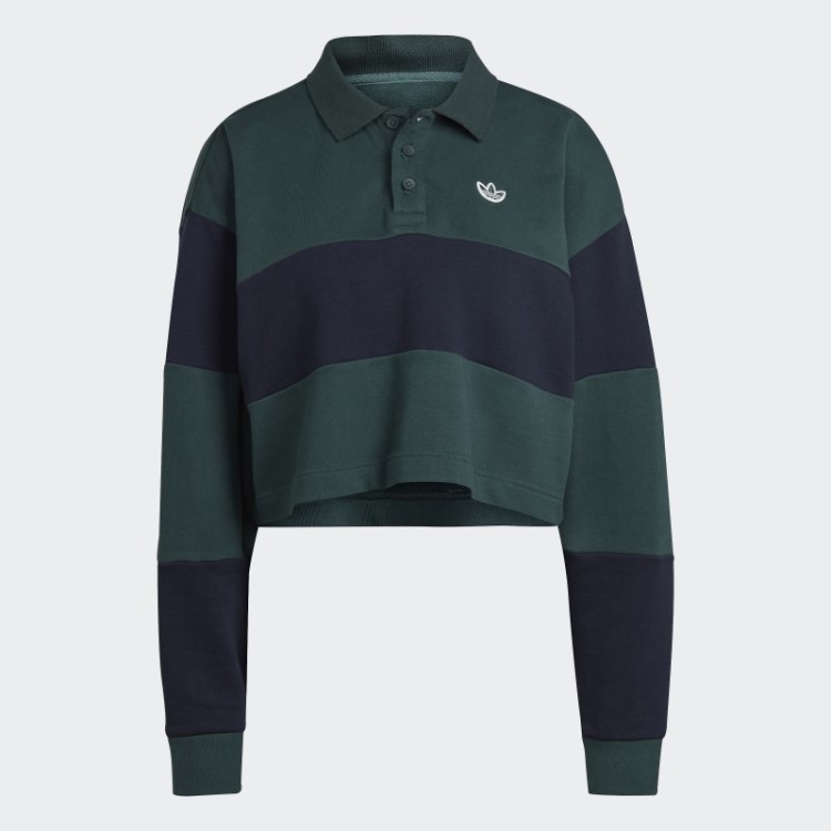 Moletom Adidas Originals Class Of 72 Crop Crew Verde Mineral Hot