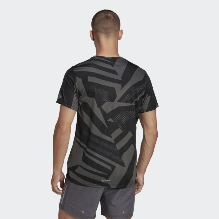 Own The Run Season T-shirt Adidas Black